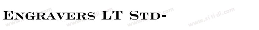Engravers LT Std字体转换